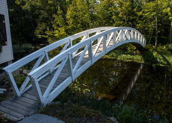 bridge over the pond
