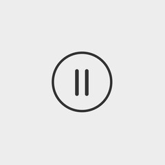 pause button icon