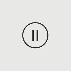 pause button icon
