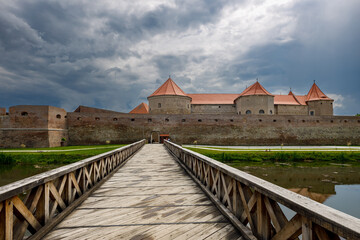 The castle of Fagaras in Romania