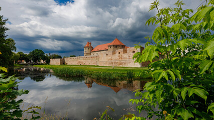 Naklejka na ściany i meble The castle of Fagaras in Romania