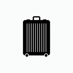 Luggage Icon. Suitcase Symbol - Vector