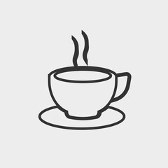 Obraz premium Tea cup icon