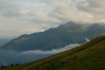 Fog in the Gito Plateau, Camlihemsin Rize, Turkey 