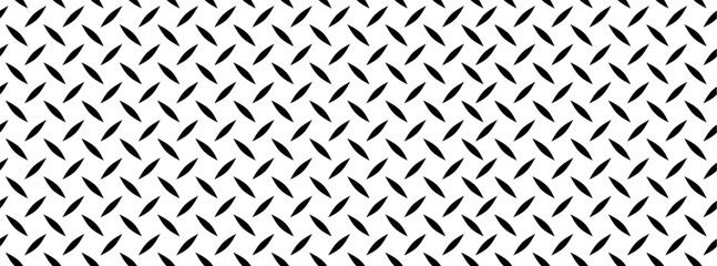Metal sheet seamless pattern.black white iron sheet pattern