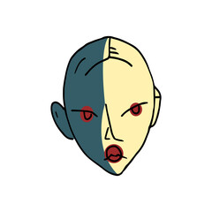 Face of a Person Illustration