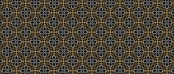 Abstract flat Arabic ornament colorful luxury pattern background design