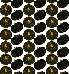 Seamless colorful pattern with halloween pumpkins
