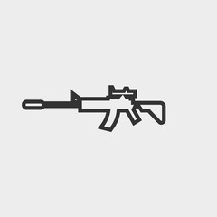 assault carbine gun icon