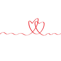 Doodle heart shape