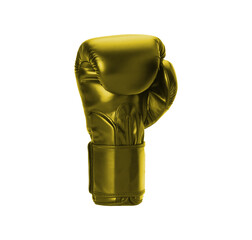 gold boxing gloves
