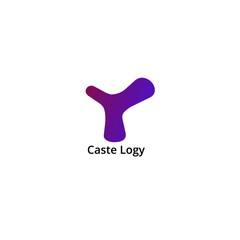Caste logy  , technology logo template, editable eps file