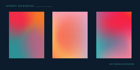 Fototapeta premium Abstract gradient background. Colorful background design for social media post, wallpaper, banner, poster, Etc.