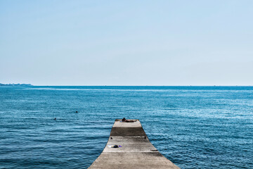 view from the pier