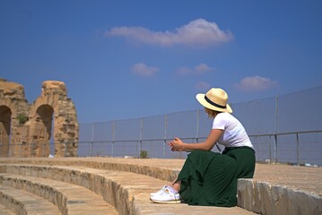 ruins of the ancient city of historic city