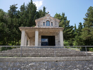 Castelpetroso - Molise - Basilica Minore dell'Addolorata Sanctuary - The small church that stands on the site of the apparitions of Mary of Sorrows, mother of Jesus