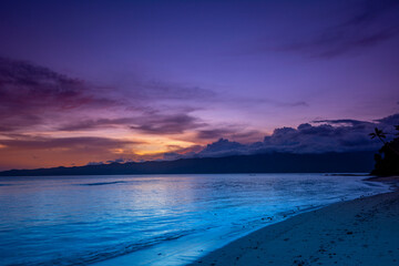 Fototapeta premium Fiji early morning sunrise