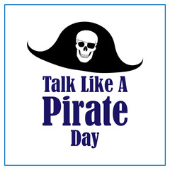 Vector illustration for International Talk Like a Pirate Day