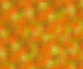 Abstract color mosaic background. Geometric autumn background with orange and yellow polygons.