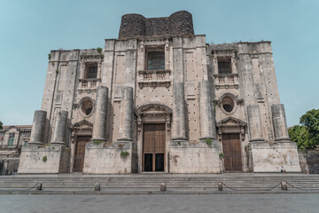 Chiesa di San Nicolo l'Arena in Catania.