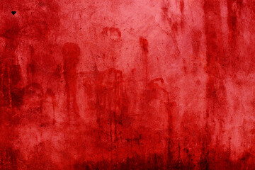 scary red wall for background. red wall haunted and spooky. horror concept