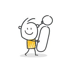 Strichfiguren / Strichmännchen: Buchstabe I. (Nr. 759)
