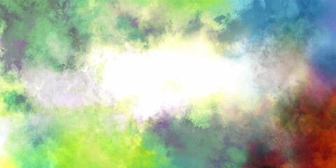 Abstract colorful background with bubbles. Modern design with Explosion of colored powder isolated on black background. Grunge texture and watercolor design and geometric shape in this design . 