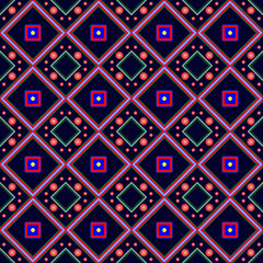 Seamless embroidered concentric texture allover print block for man shirt,ladies dress fabric,shop window Duotone freehand embroidery pattern micro hatch line motif running stitch simple geo design.