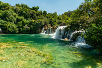 krka waterfalls in Croatia