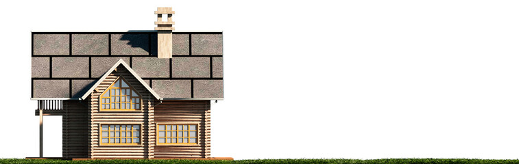 architecture concept, historic house