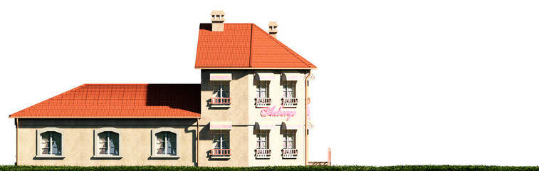 architecture concept, historic house