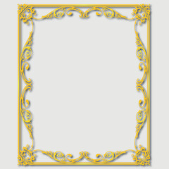 Frame, in the style of an ornament, Vector illustration eps 10, Art.