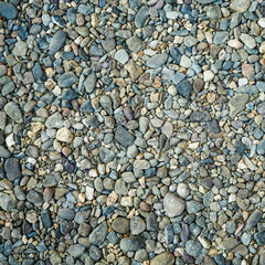 gray pebbles stone or river stone  background with vintage filter 