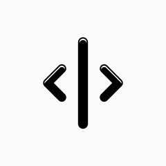 Separation Icon. Divide Symbol - Vector.       