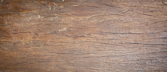 old dark brown wood plank texture can be use as background