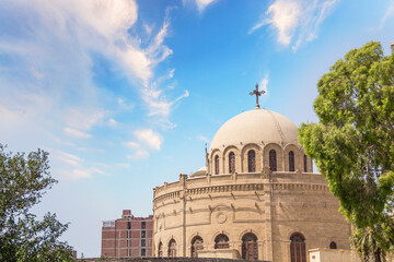 Church of St. George in the Coptic Cairo district of Old Cairo, Egypt