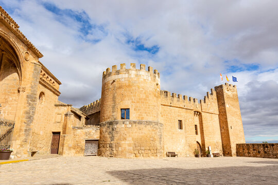 Medieval castle of Monteagudo de las Vicarias town, province of Soria, Castile and Le&oacute;n, Spain