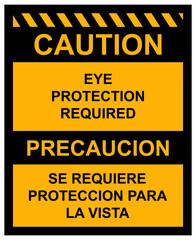 Eye Protection Required Sign Vector