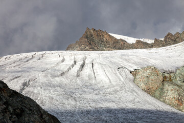 Dying Glacier in the Swiss Alps