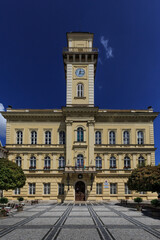 Rathaus in Komarno, Slowakei, Hochformat