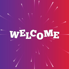 Welcome gradient background