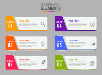 Business infographic template design icons 4 options or steps