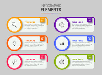 Business infographic template design icons 4 options or steps