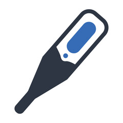 Fever Glyph Style vector icon