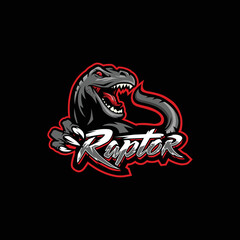 Angry Raptor logo designs  - obrazy, fototapety, plakaty