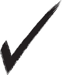 Check Mark Brush Stroke