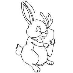 rabbit with carrot
