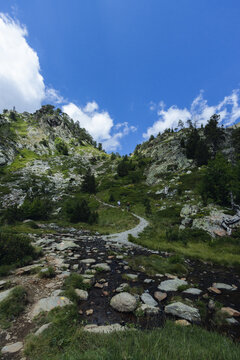 Ruta hacia el Pic Comapedrosa, Andorra.