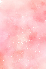 背景素材_水彩テクスチャ_ピンク