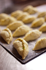 Cocarroi, enpanadilla tipica mallorquina. Forn de Can Salem. Algaida.Mallorca.Islas baleares.Spain.